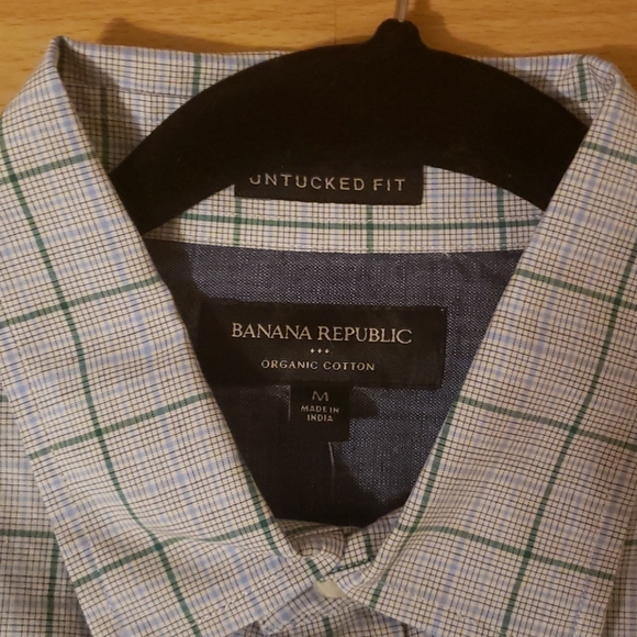 NWT BANANA REPUBLIC UNTUCKED SHIRT - Picture 3 of 3
